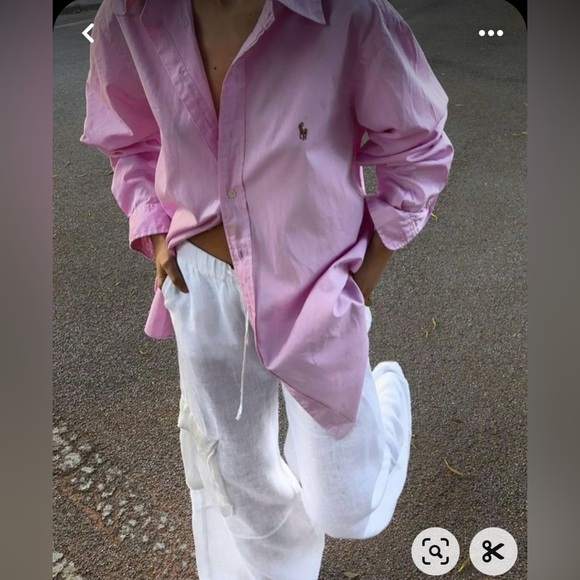 Vintage Ralph Lauren oversized button up size Medium - Picture 1 of 4